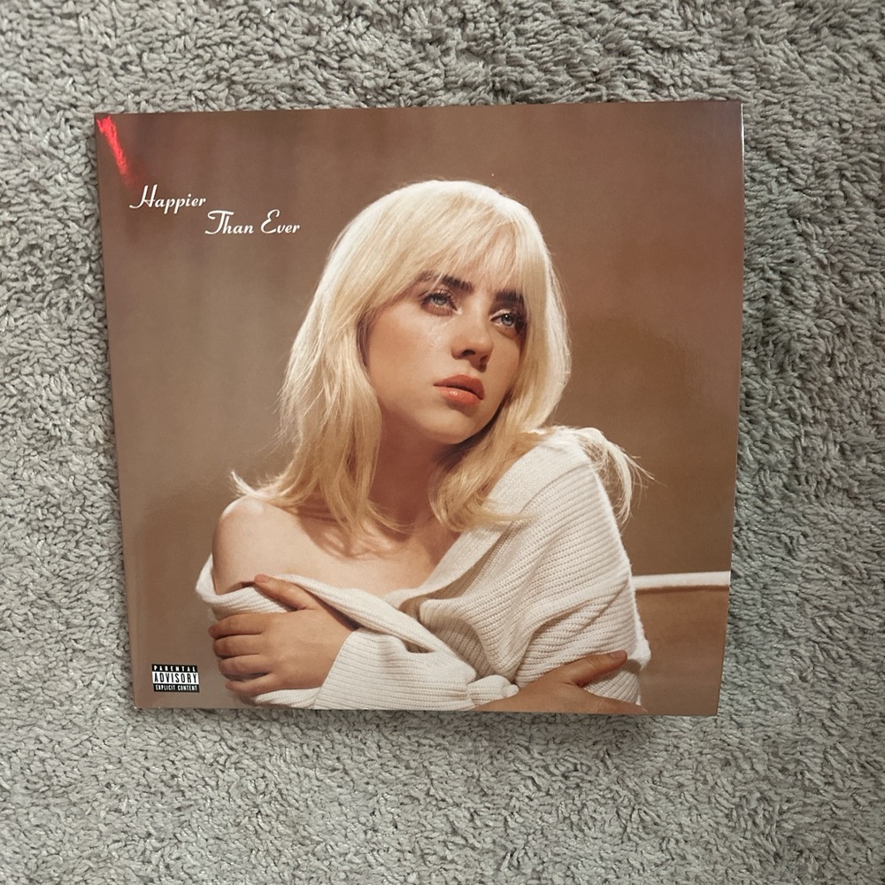 Happier Than Ever Vinyl Record by Billie Ellish